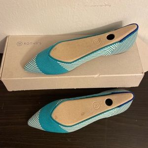 Rothys Calypso Pointed Flat NWT/NIB